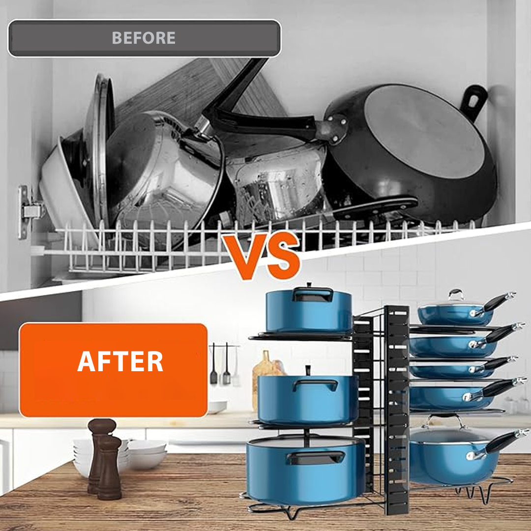 Stalak za lonce i poklopce