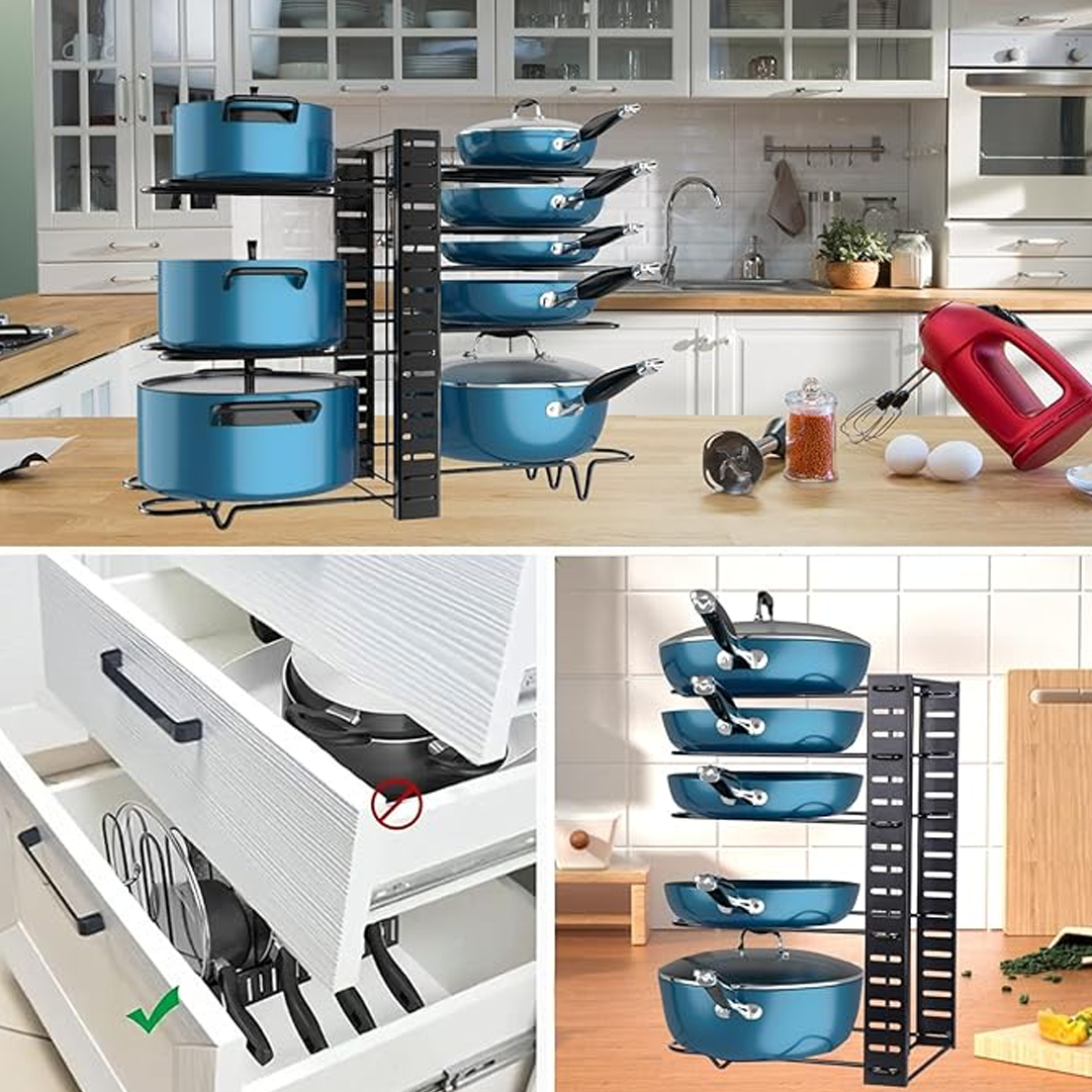 Stalak za lonce i poklopce