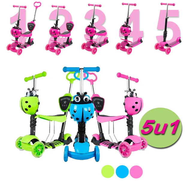 Bubamara dječji romobil + Dječji set za slikanje od 168 komada