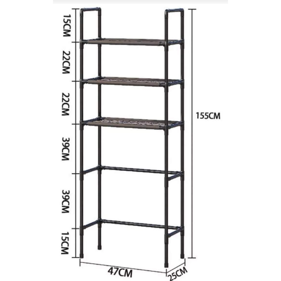 Stalak iznad WC-a od 3 razine