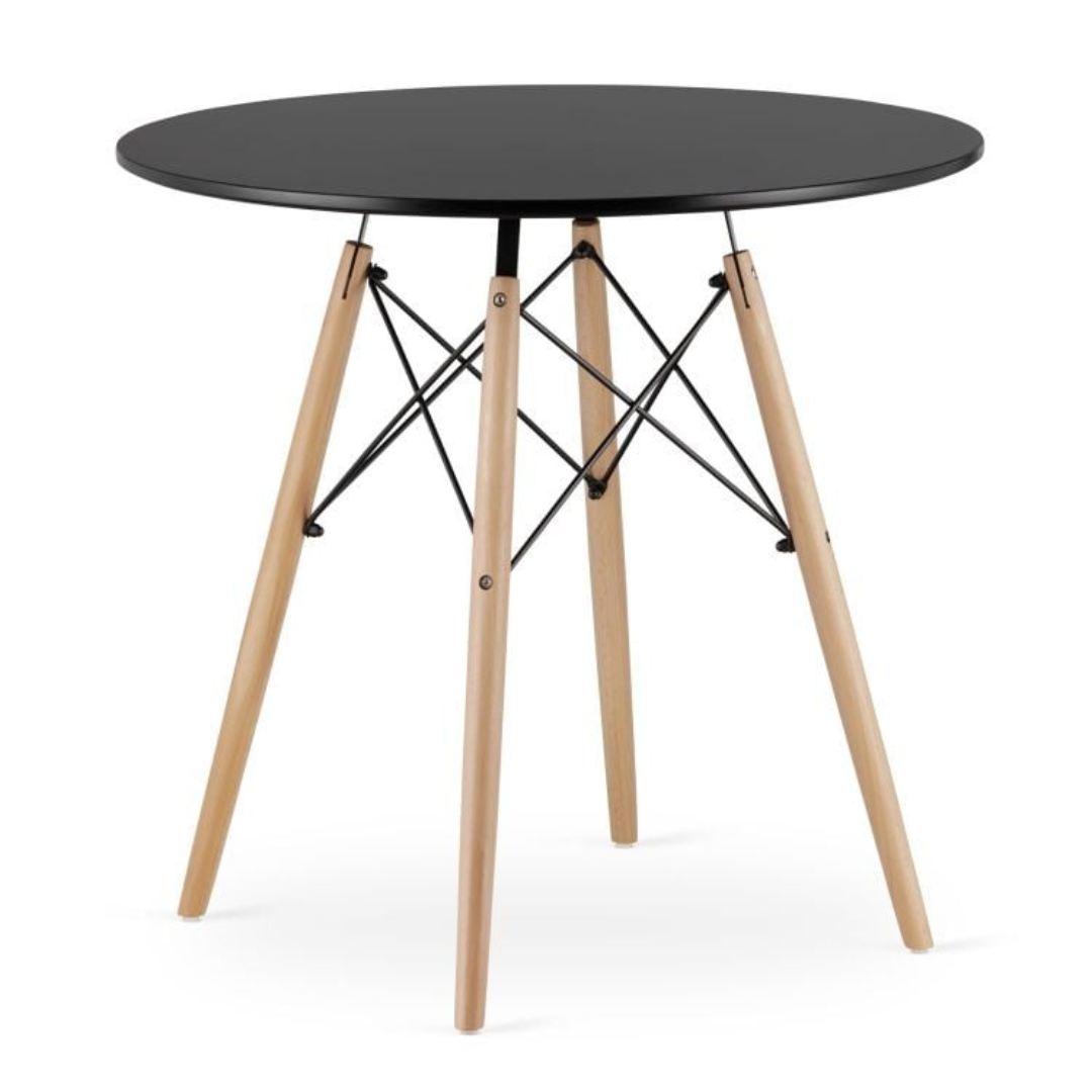 Stol Torino – Okrugli 80 cm (Bijela ili Crna)