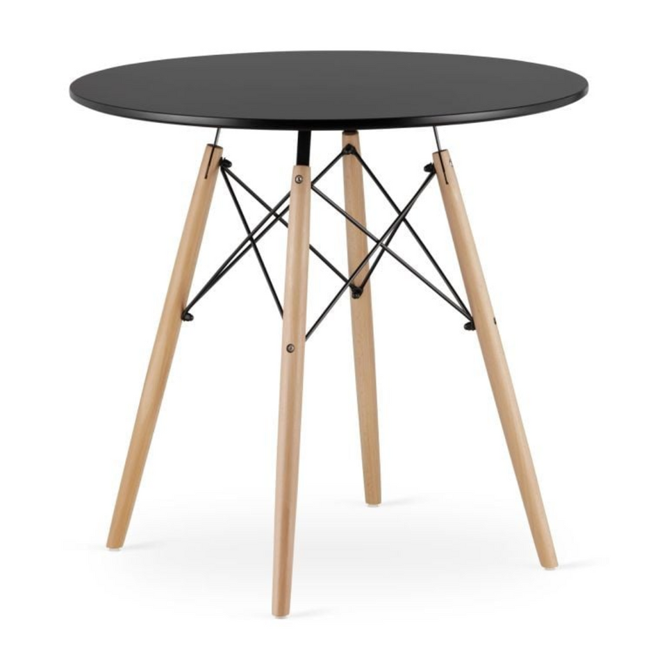 Stol Torino – Okrugli 80 cm (Bijela ili Crna)