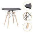 Stol Torino – Okrugli 80 cm (Bijela ili Crna)