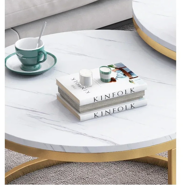 Stolići za kavu od imitacije mramora