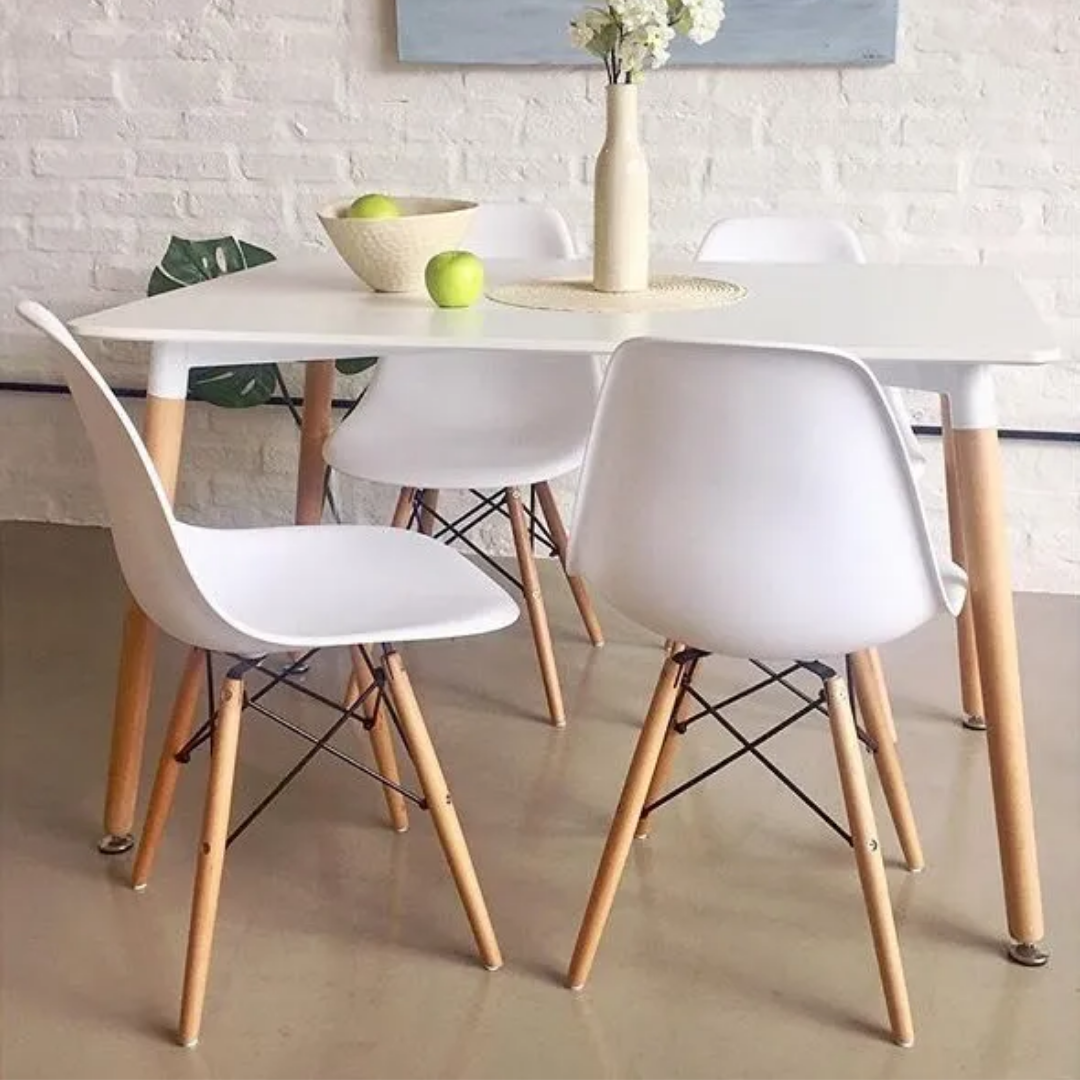 Blagovaonski set – Stol Milano + 4 stolice Viva Home