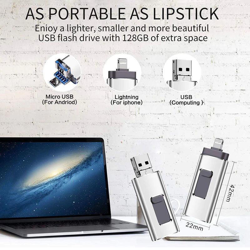 USB MEMORIJA ZA SVE MOBITELE 128 GB