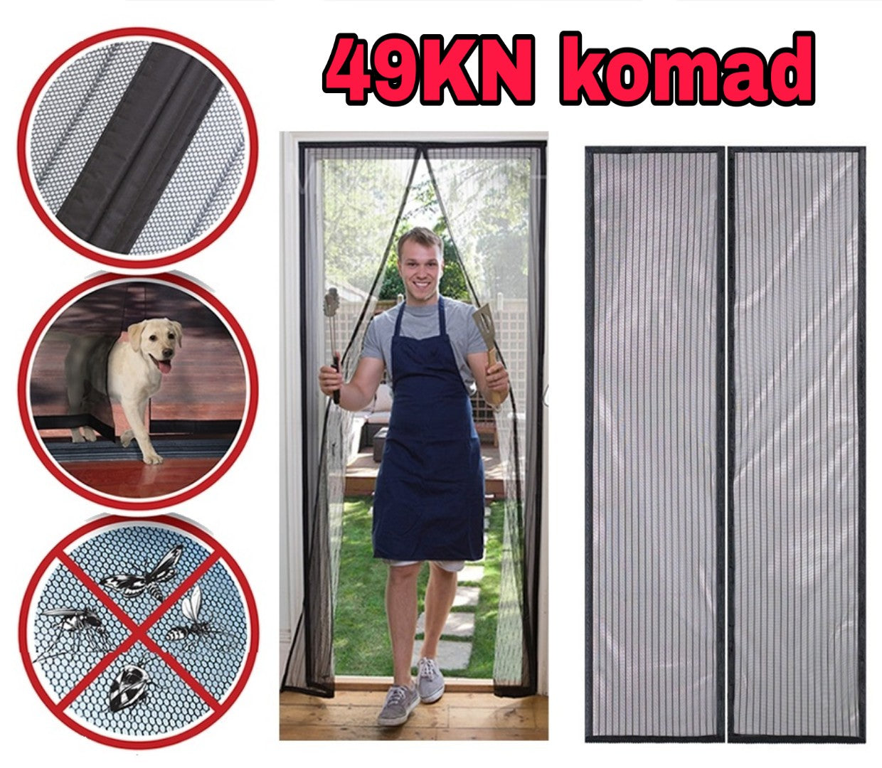 Magnetna mreža protiv muha i komaraca