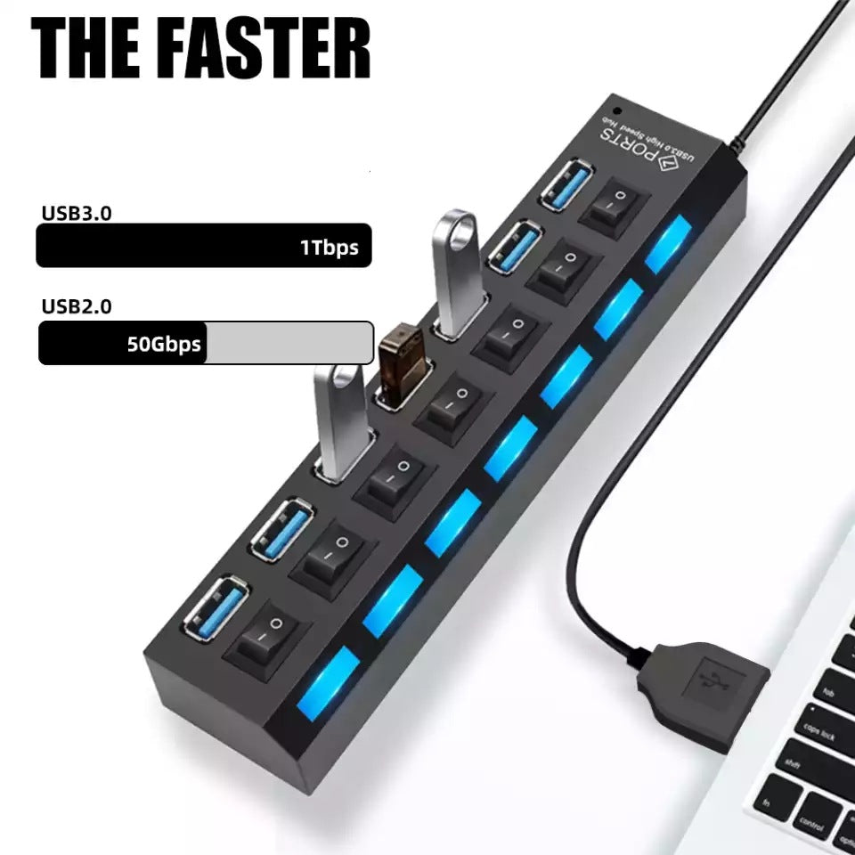 USB Hub  sa 7 porta