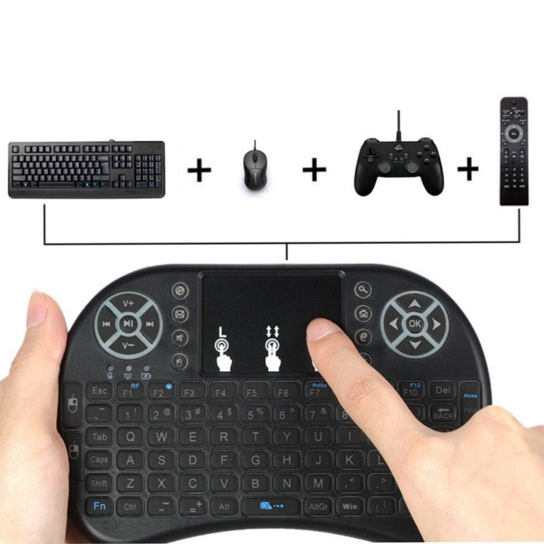 Tipkovnica, miš na dodir, gamepad i daljinski u jednom uređaju